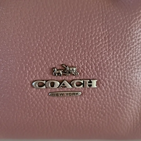 Edie Shoulder Bag with Tea Rose Tooling Mauve